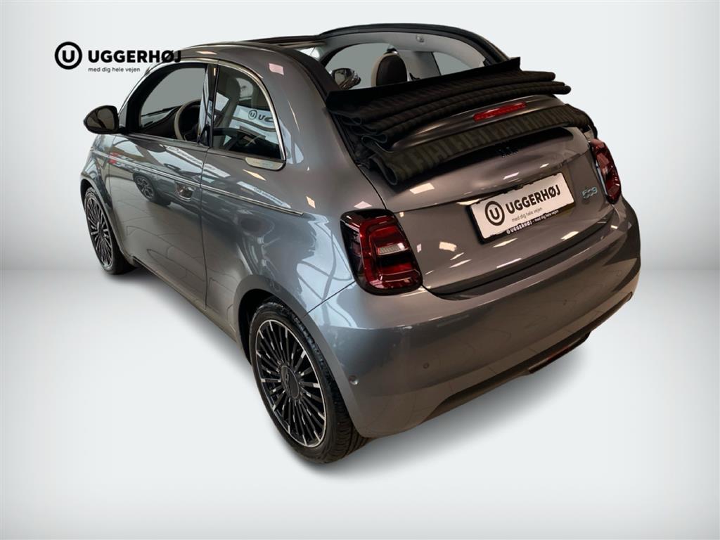 Fiat 500e EL La Prima 118HK Cabr. Aut. - Billede 4